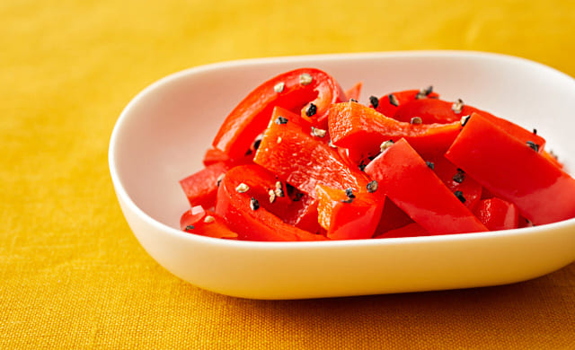 パプリカのピクルスの写真