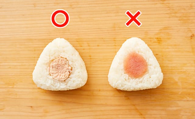 たらこのおにぎりの写真