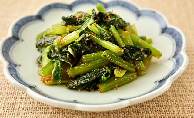 小松菜のごま和えの写真
