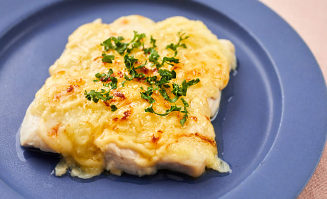 鶏ささみのマヨネーズチーズ焼きの写真
