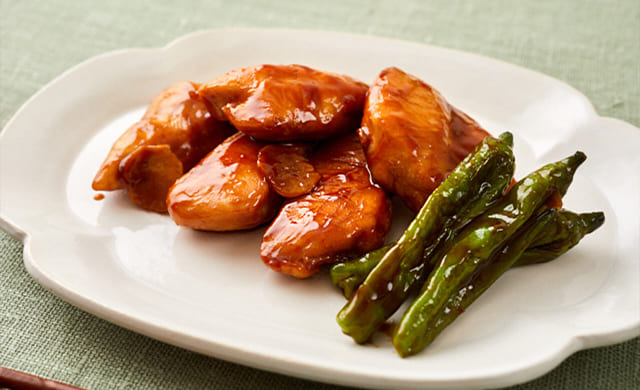 鶏ささみの照り焼きの写真