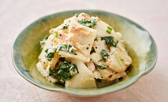 かぶとツナのサラダの写真