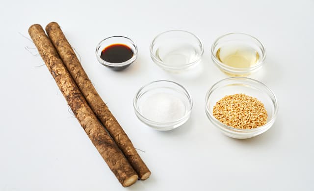 たたきごぼうの材料の写真