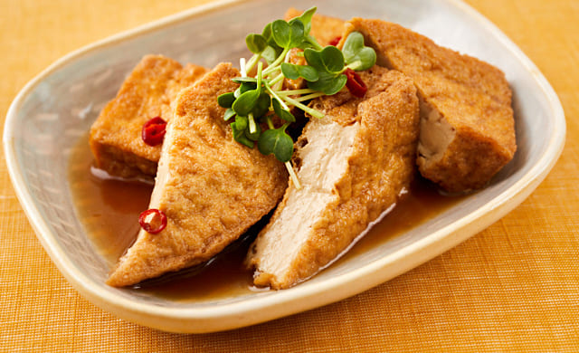 厚揚げの甘辛煮の写真