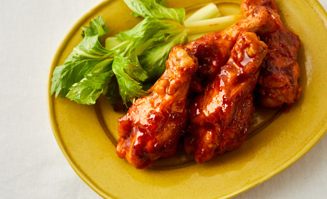 手羽元のBBQチキンの写真