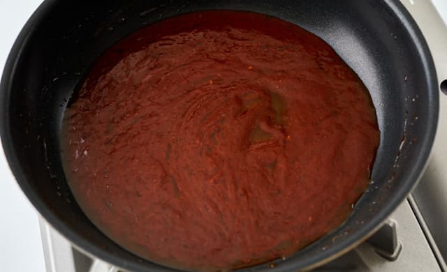 ハンバーグのソースの写真