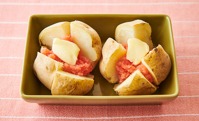 たらこじゃがバターの写真