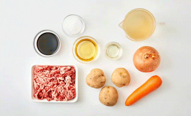 肉じゃがのGIF動画