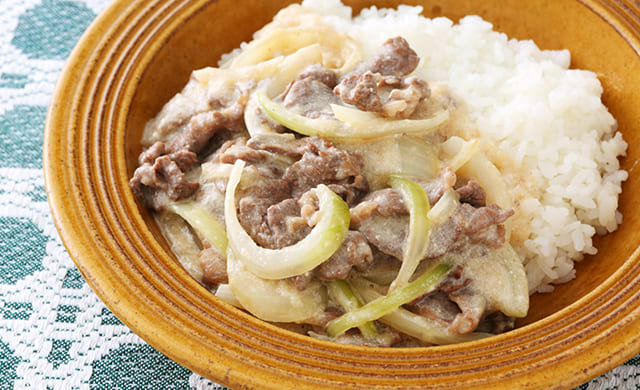 ビーフストロガノフの写真