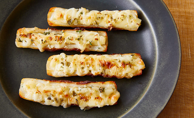 ちくわのチーズ焼きの写真