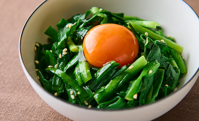 ニラのおひたしの写真