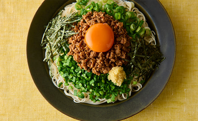 台湾まぜそば風そうめんの写真