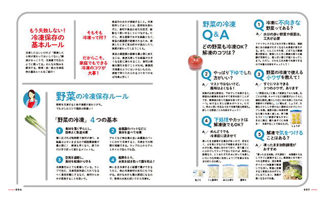 P6-7　基本と野菜の冷凍保存ルール