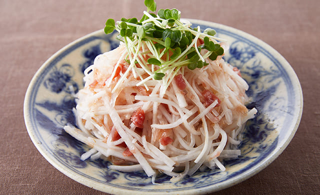 大根の梅おかかサラダの写真