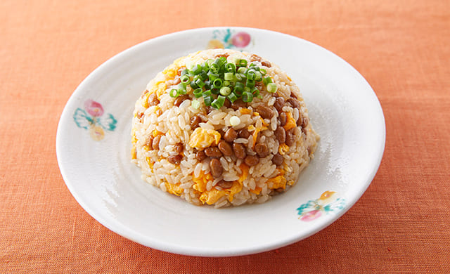 納豆チャーハンの写真