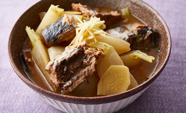 かぶとさば缶の味噌煮の写真