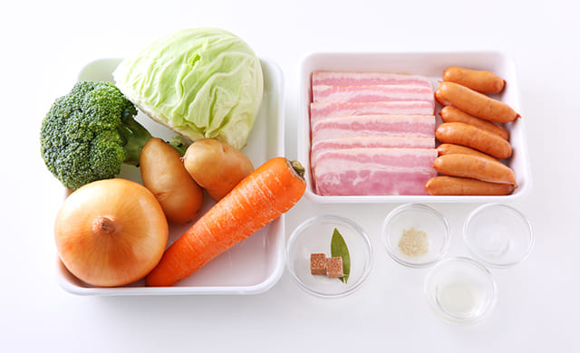 ポトフの材料の写真