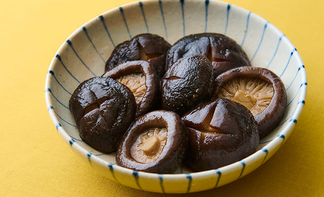 しいたけの煮物の写真