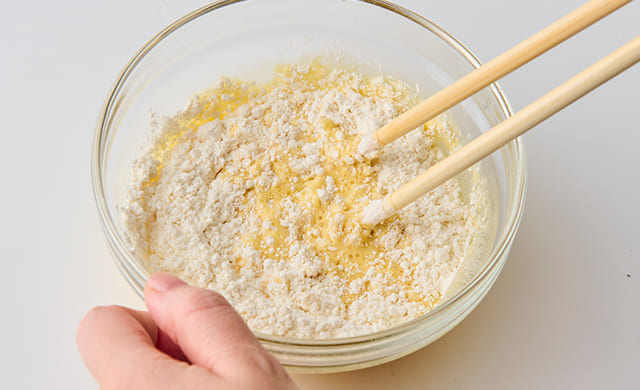 バッター液を作っている写真