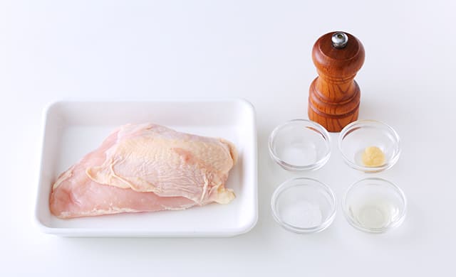 サラダチキンの材料の写真