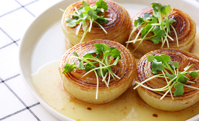 玉ねぎステーキの写真