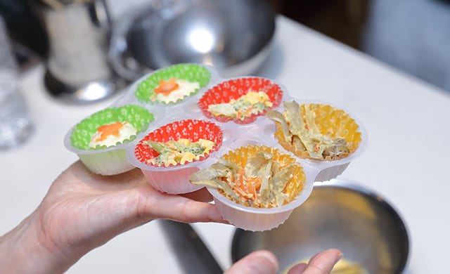 「お弁当を彩る 3種のサラダ」