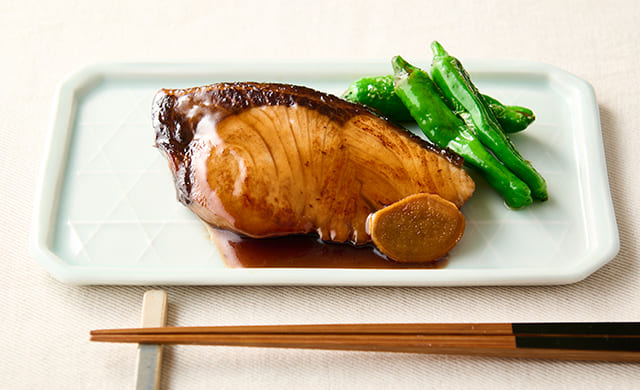 ぶりの照り焼きの写真