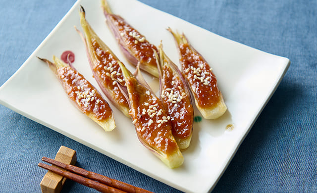 みょうがの味噌焼きの写真