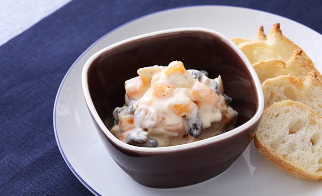 柿クリームチーズの写真