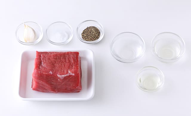 ローストビーフの材料の写真