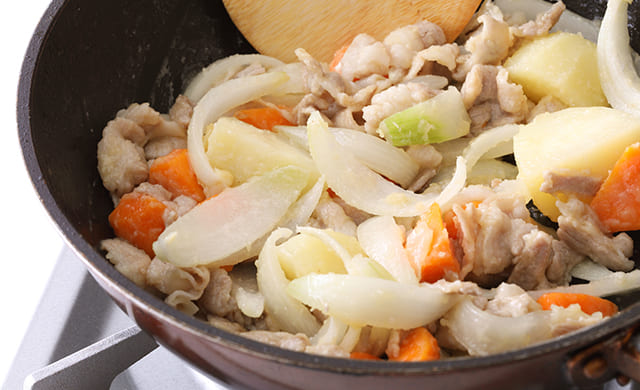 小麦粉がなじんだところの写真