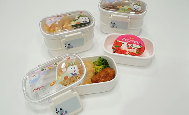 完成したお弁当の写真