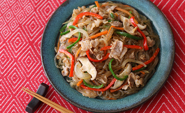 チャプチェの完成写真