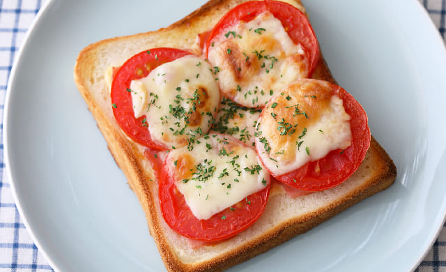 時短ピザトーストの写真