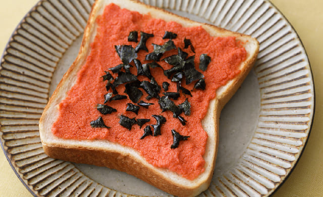 明太バタートーストの写真