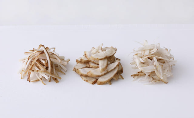 ごぼうの切り方の写真