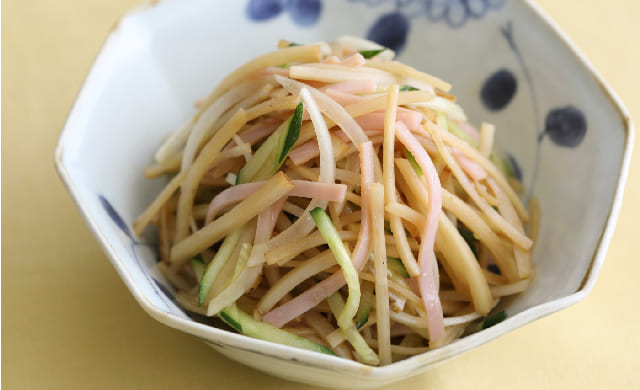 中華風ごぼうサラダの写真