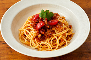レンジで簡単 ミニトマト入りミートソース レシピ 冷凍食品 冷凍野菜はニチレイフーズ レンジで簡単 ミニトマト入りミートソース レシピ 冷凍食品 冷凍野菜はニチレイフーズ